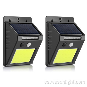 Ningbo Factory COB 48 LED CARACE SEGURIDAD DE SEGURIDAD AUTALERA Lámpara solar de pared